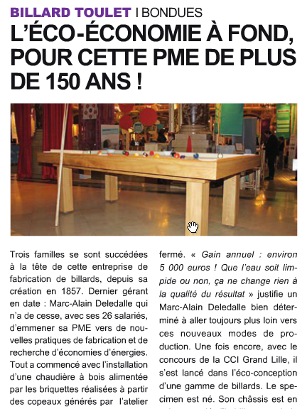 Artículo CCI Lille – febrero 2014