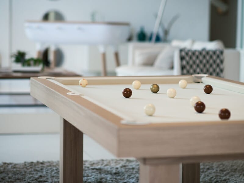 Billes personnalisées chataigne et ivoire - Billards Toulet