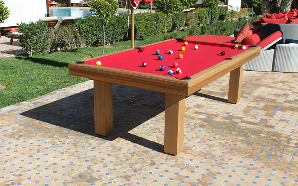 Billard Teck en bois - Billards extérieurs Toulet