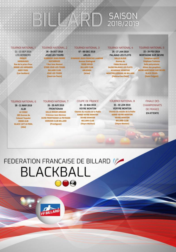 Circuit Blackball – Saison 2018