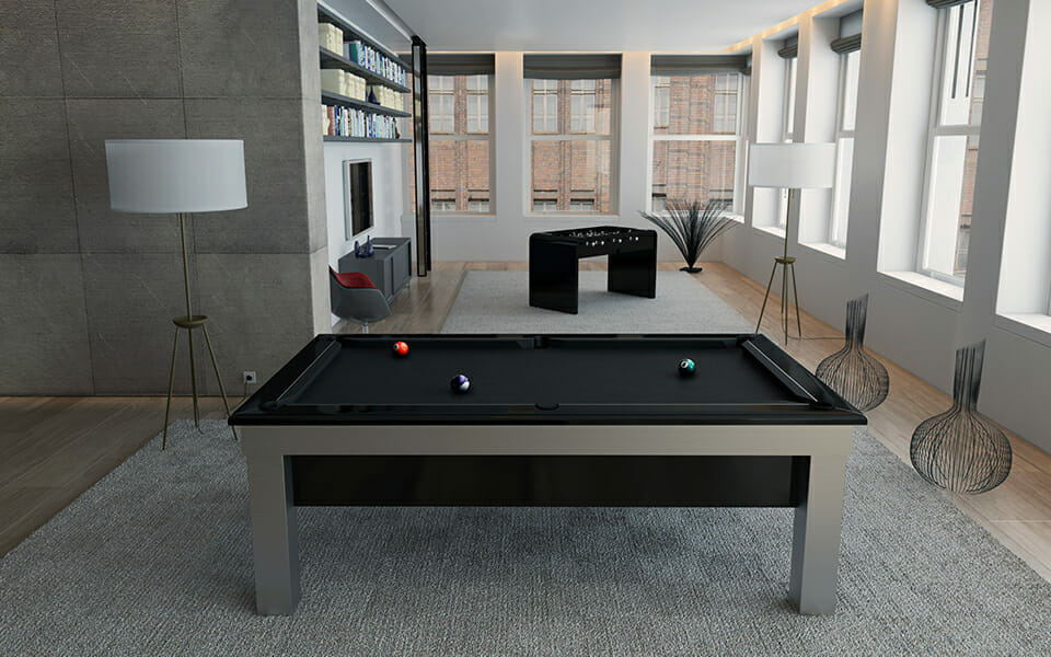 Billard Lambert Blackball noir et gris sobre compétition Billards Toulet