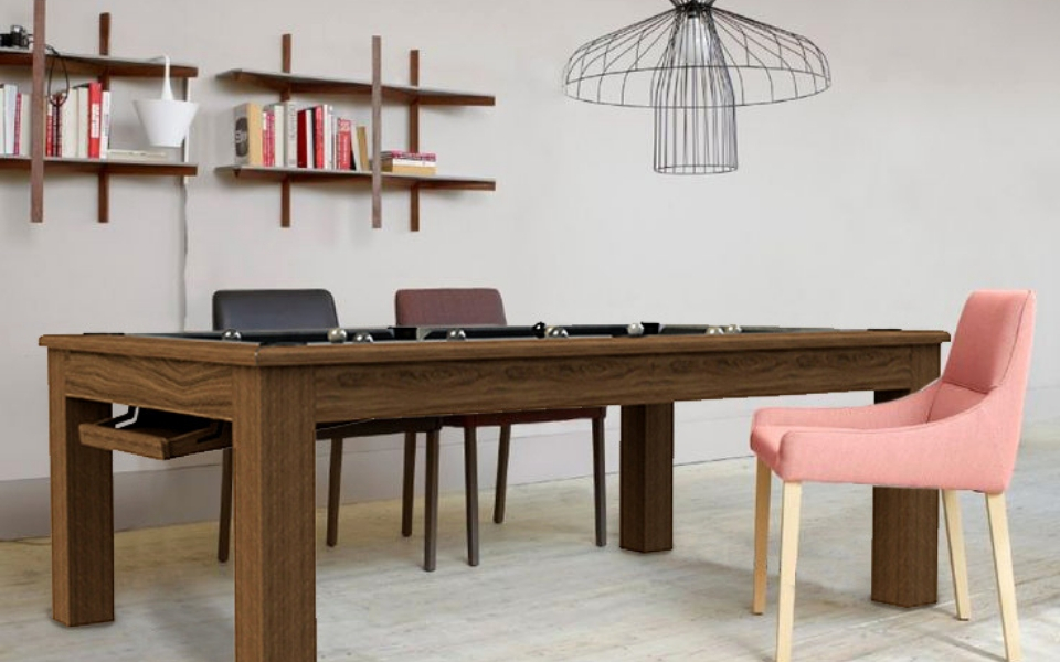 billard sur-mesure CL en noyer