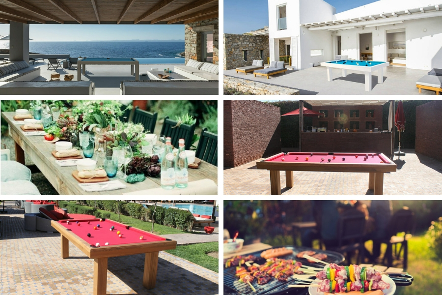 Billards outdoor et barbecue par Billards Toulet