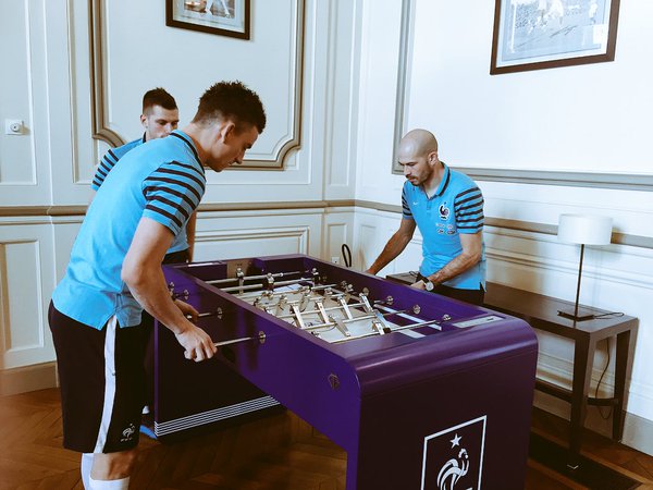 TF1 Report : The T22 foosball table at Clairefontaine