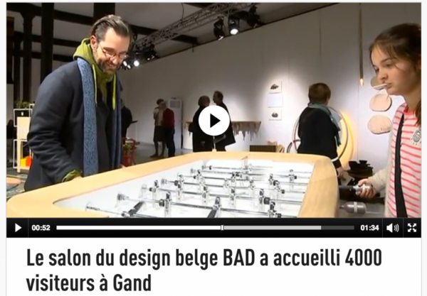 The design foosball The pure on Flandreinfo.be
