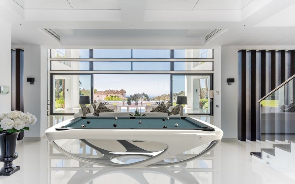 Billard de luxe - Design - Billards Toulet - Whitelight