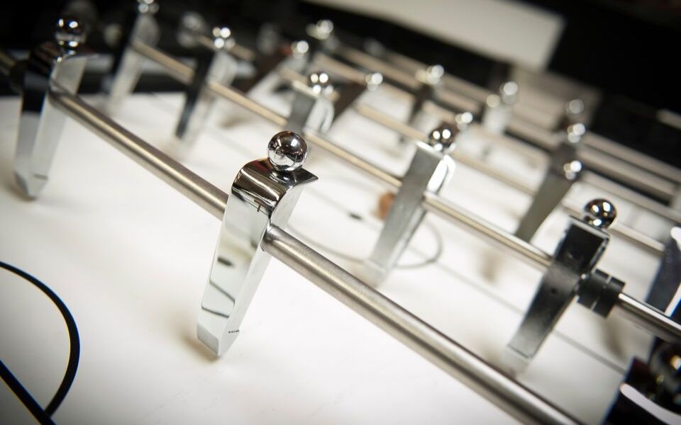 The evolution of designs in the world of foosball