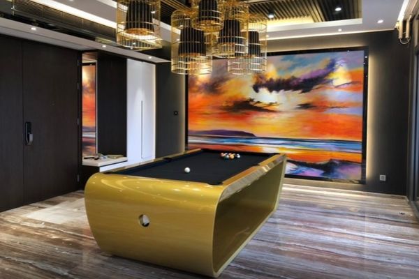 The custom billiards Toulet travel around the world !