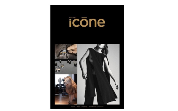 The Carat glass foosball in the spotlight in the magazine ICONE.