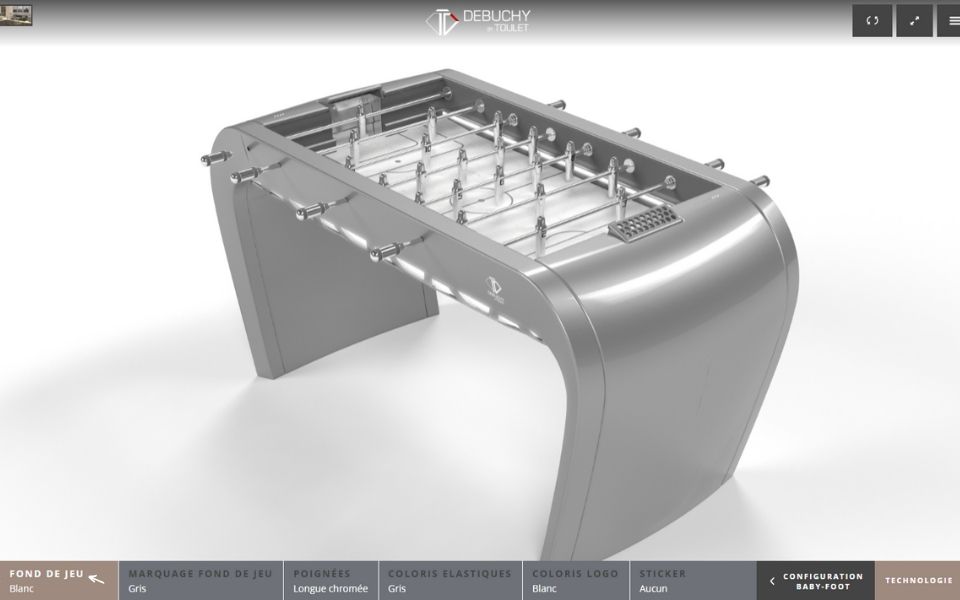 Buy your table football online with Debuchy By Toulet