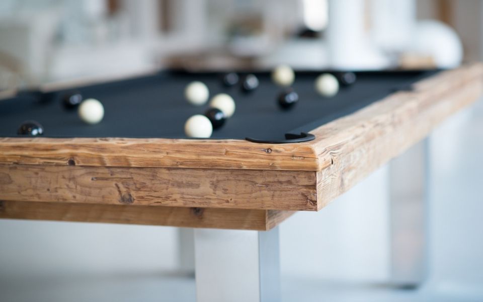 Billard design Megeve en bois - Billards Toulet
