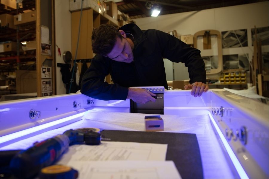 The manufacture of our Made In France table footballs