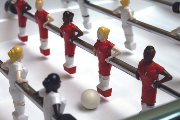100% female table football, mixed teams or 100% male, the choice is yours.