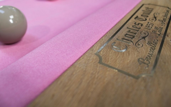 Le rose Bubble Gum, une nouvelle couleur originale pour votre tapis de billard.
