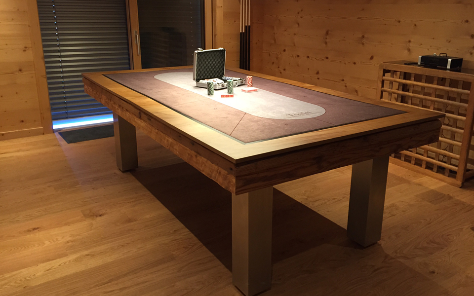 Billares 2 en 1 poker y billar Megeve - Billards Toulet