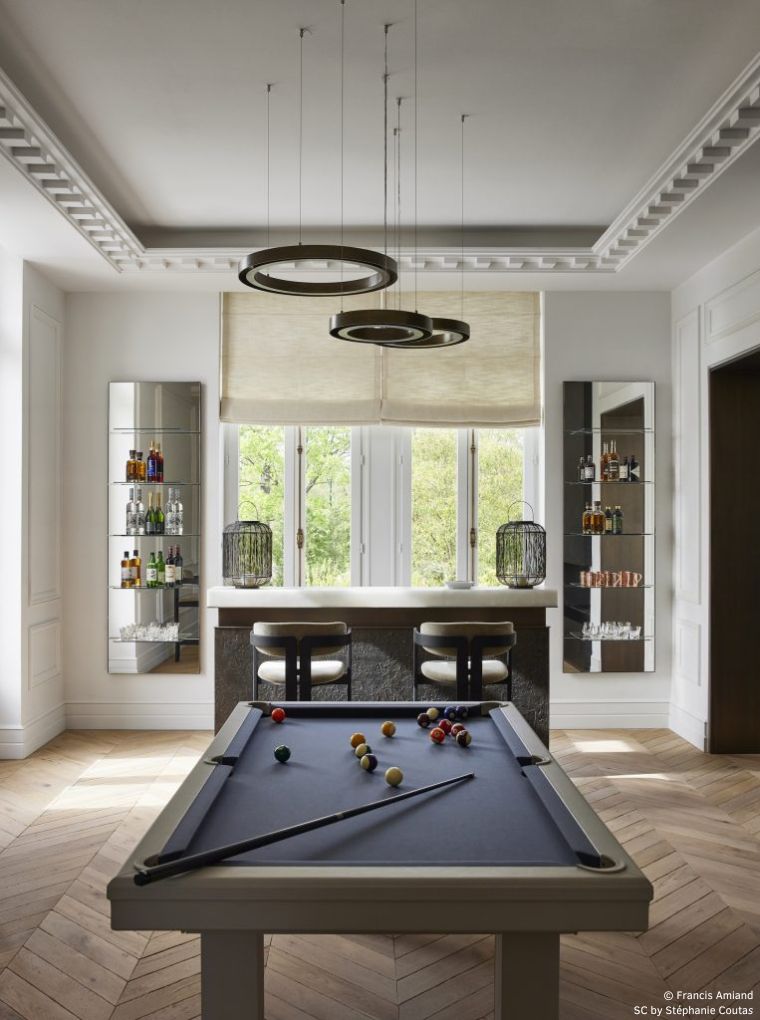 table de billard Broadway personnalisee moderne - Architecte interieur Stephanie Coutas - Billards Toulet