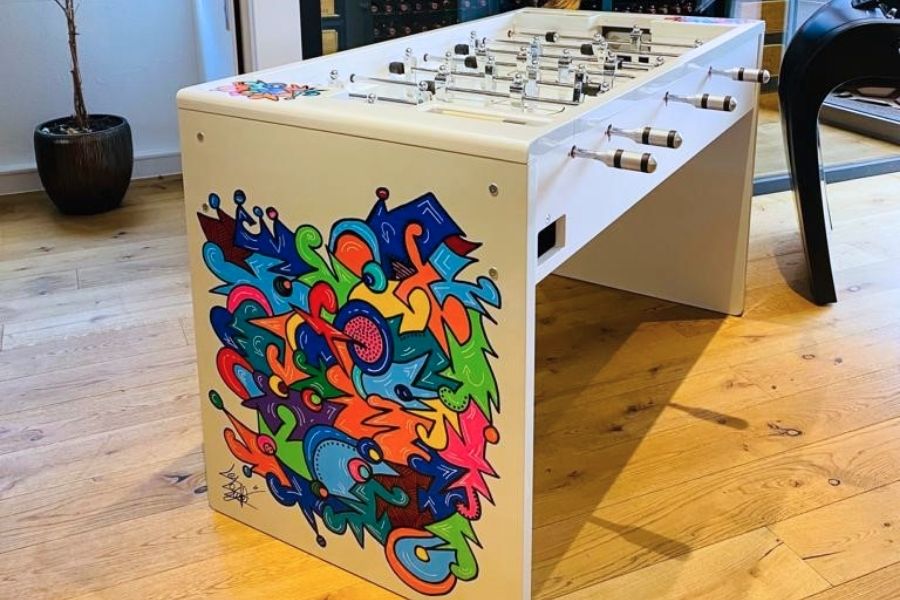T11 foosball table artist art custom Léloluce - Babyfoot By Toulet
