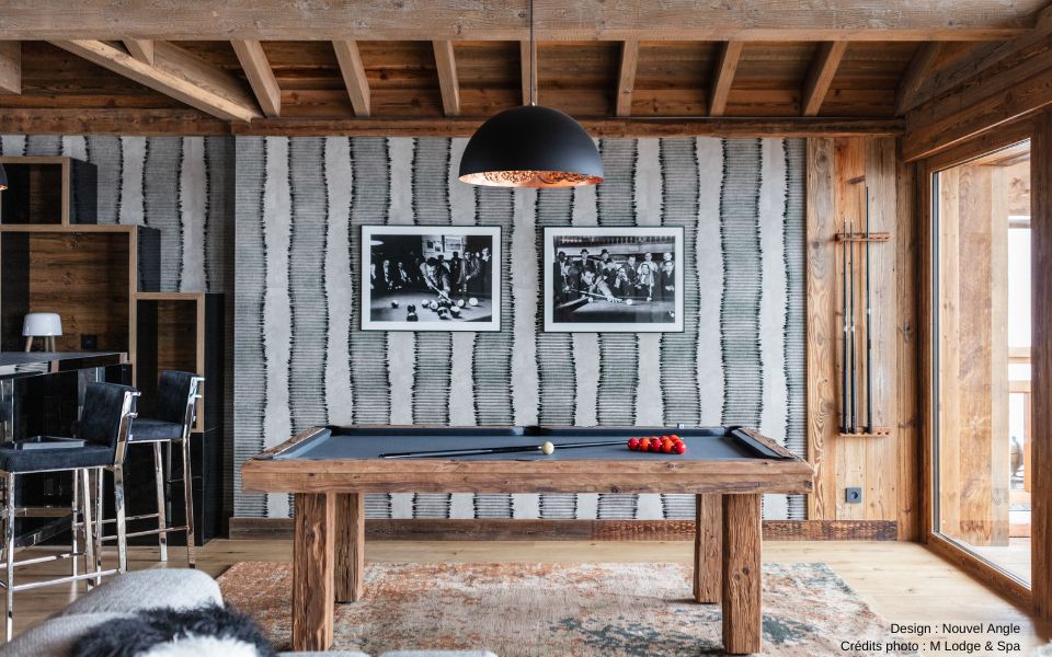 mesa de billar madera Megeve diseno - Billards Toulet