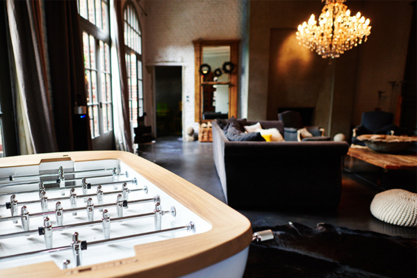 How much space do I need to install a foosball table?