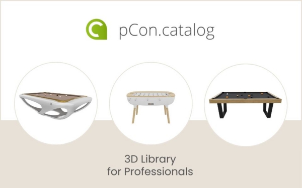 Toulet available on pCon: design your custom spaces in 3D.