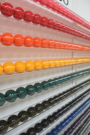 Billes de billard de couleurs par 7