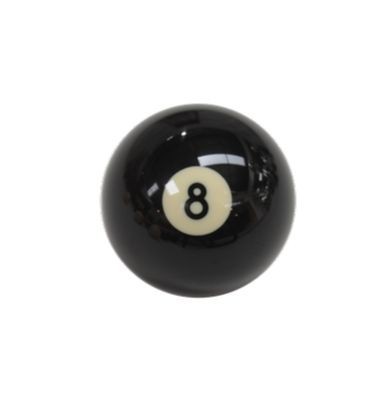 Bille de billard n° 8 noire