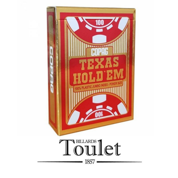 Jeu de cartes poker gold Texas Hold’em – COPAG