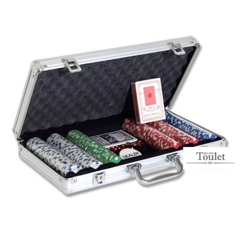 Mallette poker DICE 300 jetons