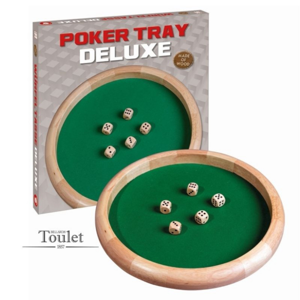 Piste de dès en bois de luxe 45 cm