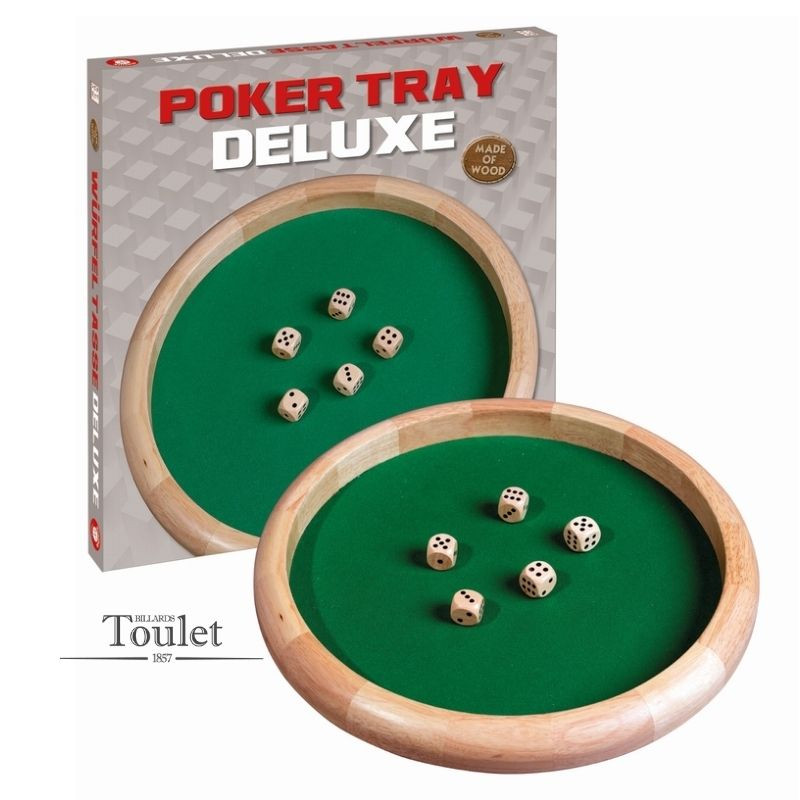 Piste de dès en bois de luxe 45 cm