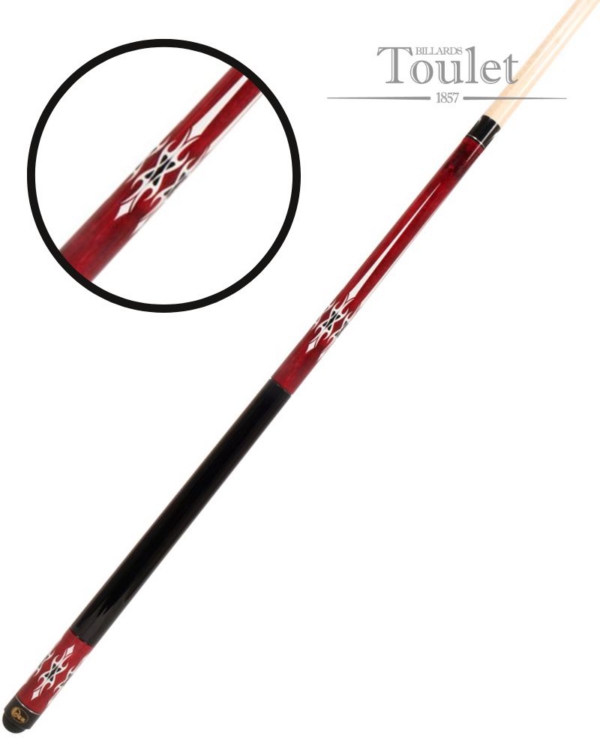 Queue de billard français Orca S2 n4 – 140 cm – 2 pièces