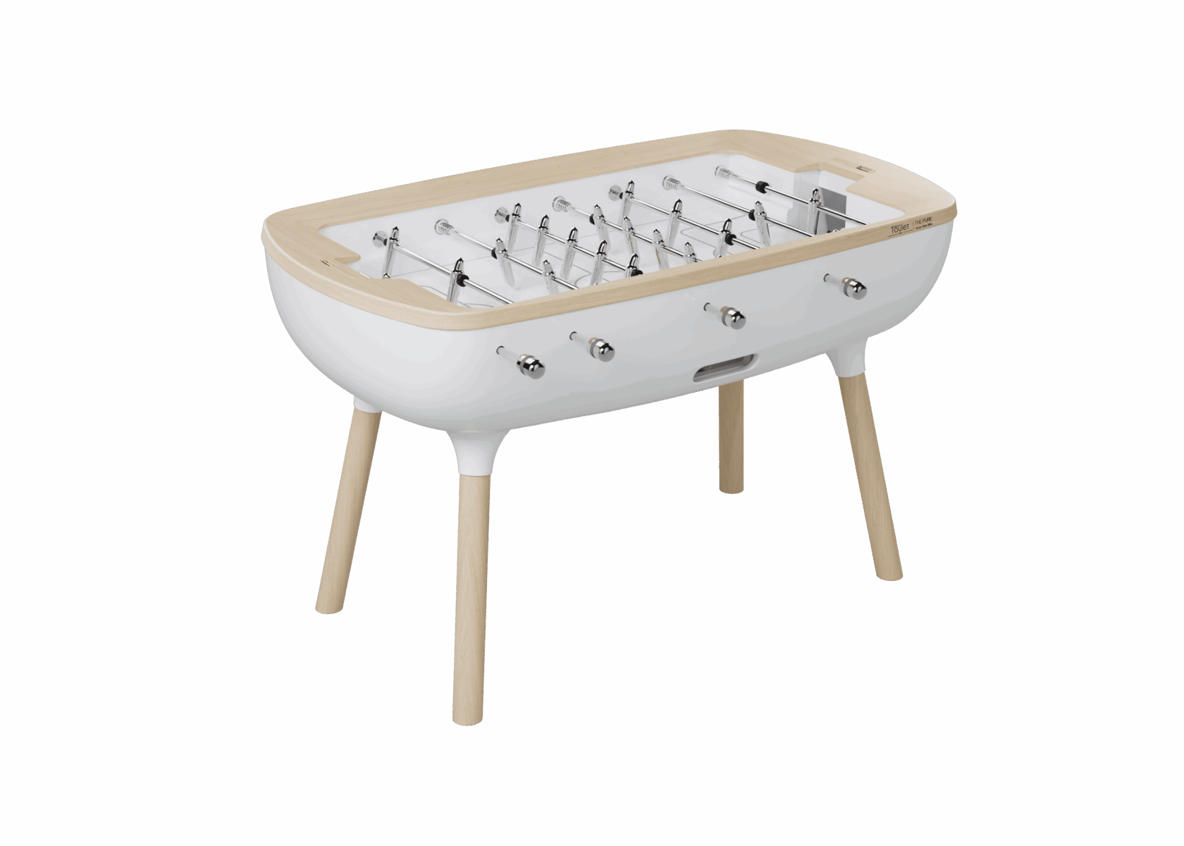 baby-foot design blanc chene Pure Alain Gilles Toulet