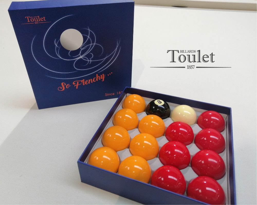 Jeu de billes billard 8 Pool Toulet – 50,8 ou 57 mm