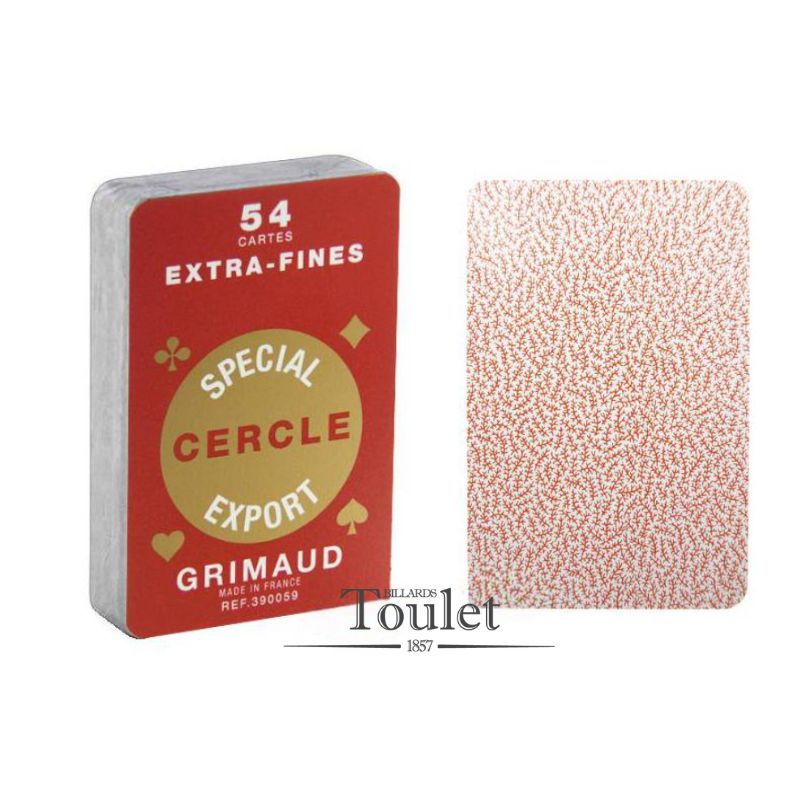 Jeu de 54 cartes extra-fines Rami Grimaud