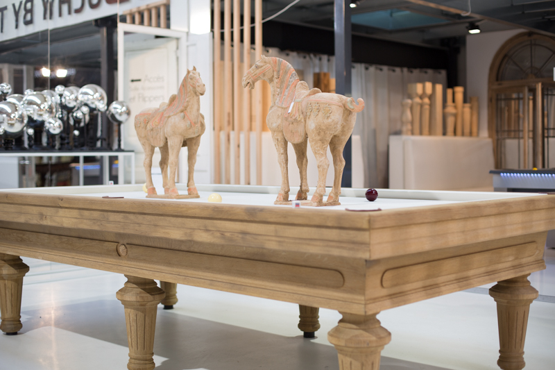 fabricant table de jeu sur mesure showroom empereur vintage Toulet