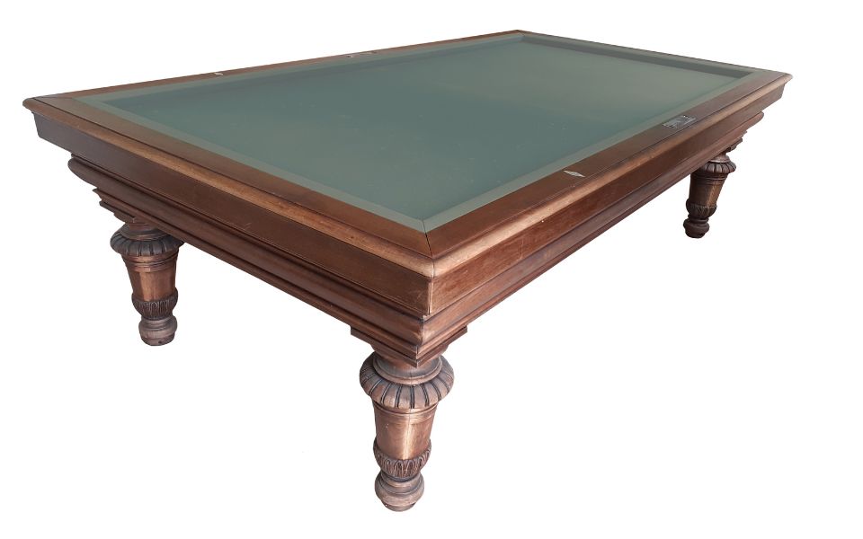 acheter billard ancien restaure Napoléon 1880 en bois - Maison Toulet