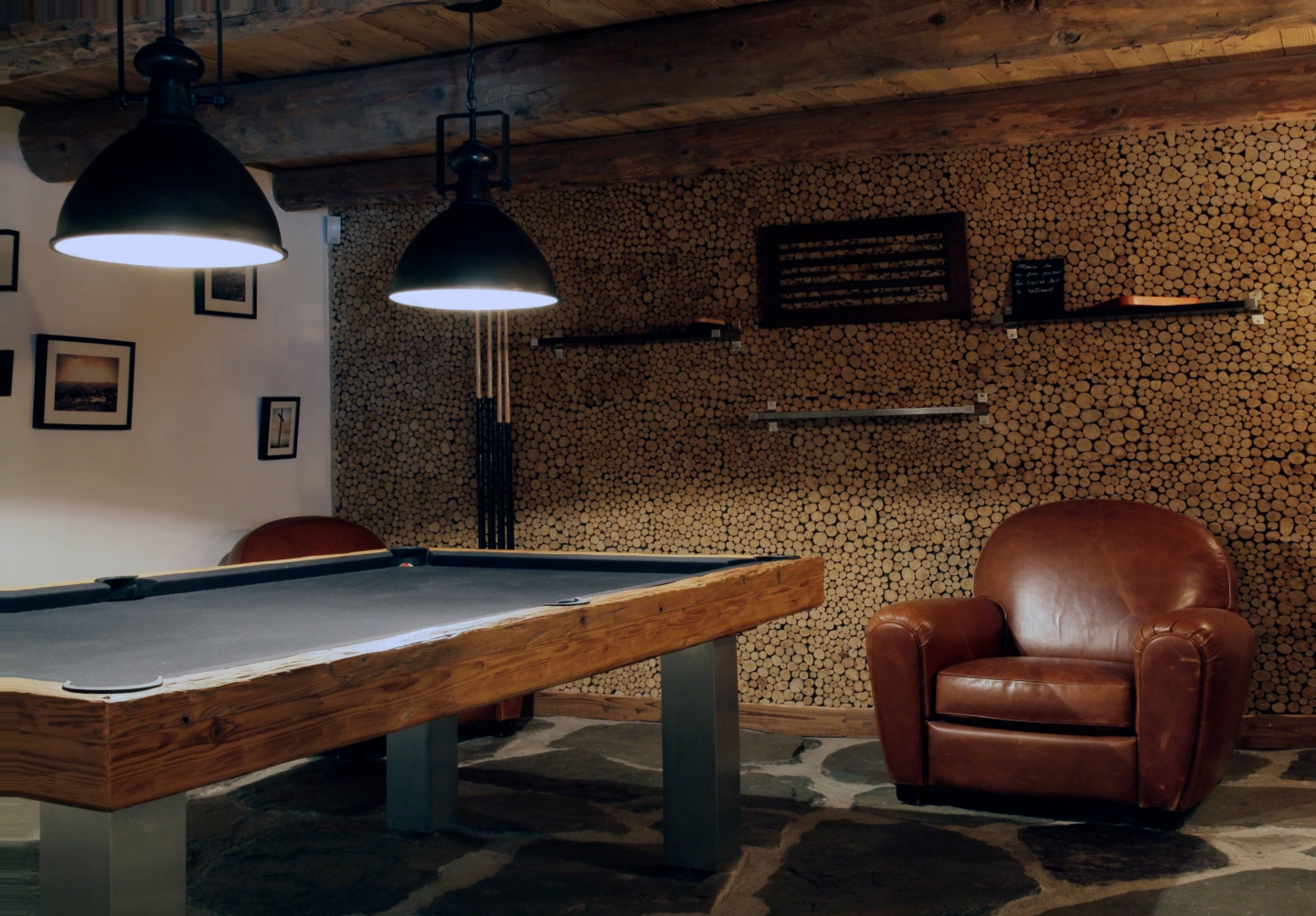 acheter table de billard bois haut de gamme Megève Toulet