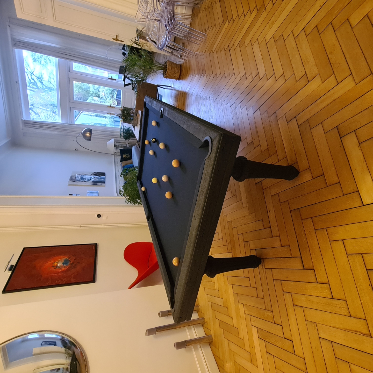 billard bois brulé sur mesure technique japonaise Excellence Toulet