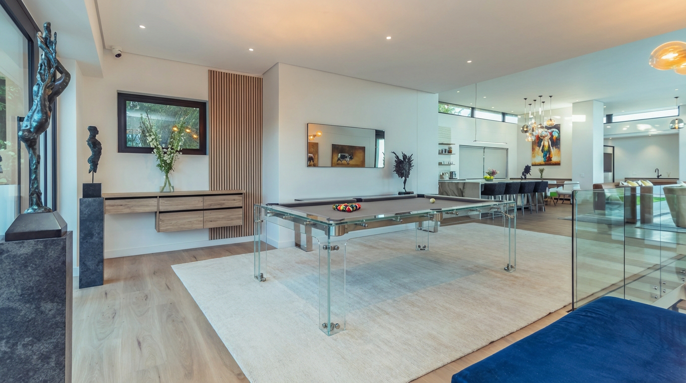 billard luxe design verre carat light Maison Toulet