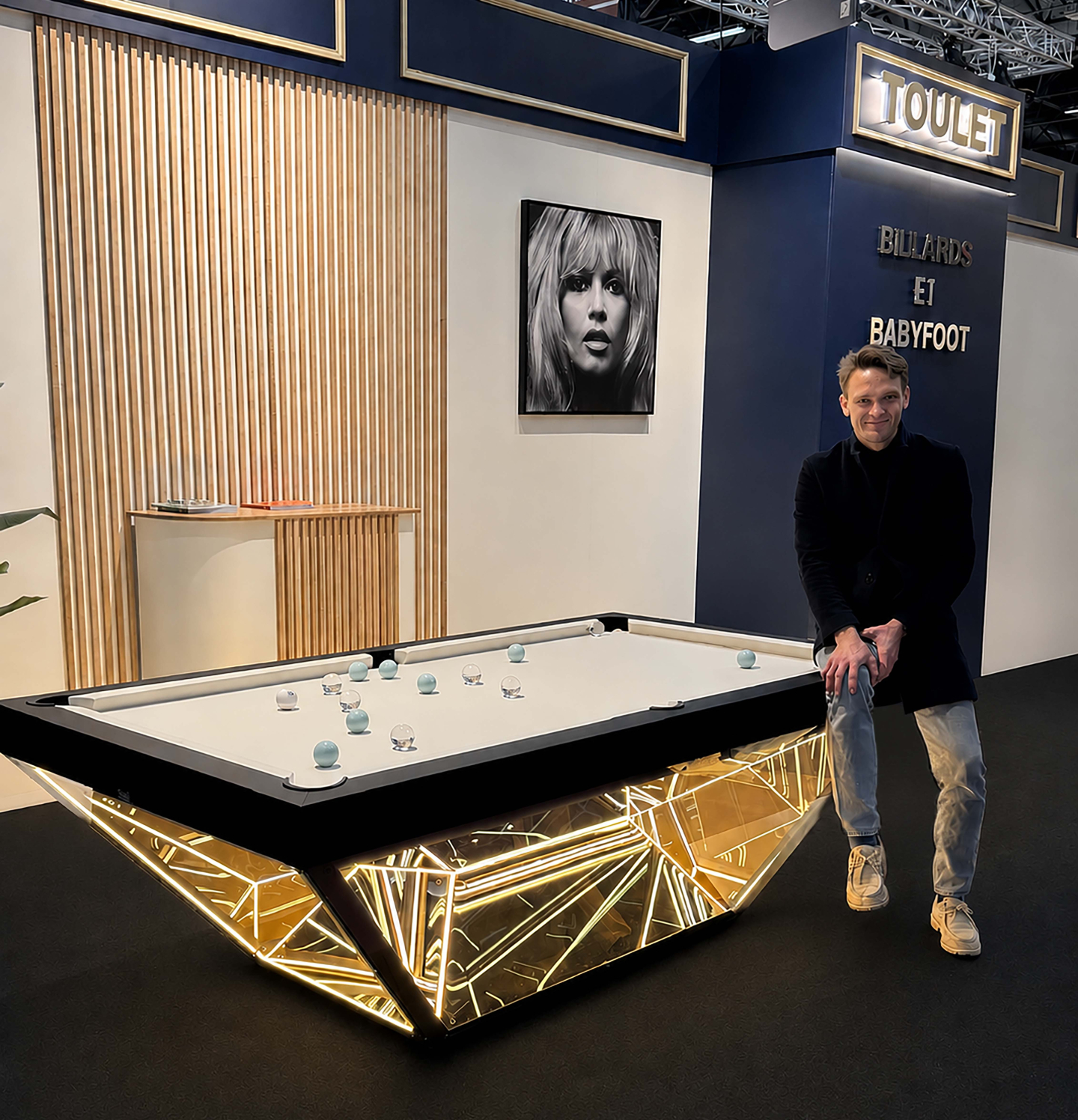 billard verre Infini artiste Quentin Carnaille Toulet
