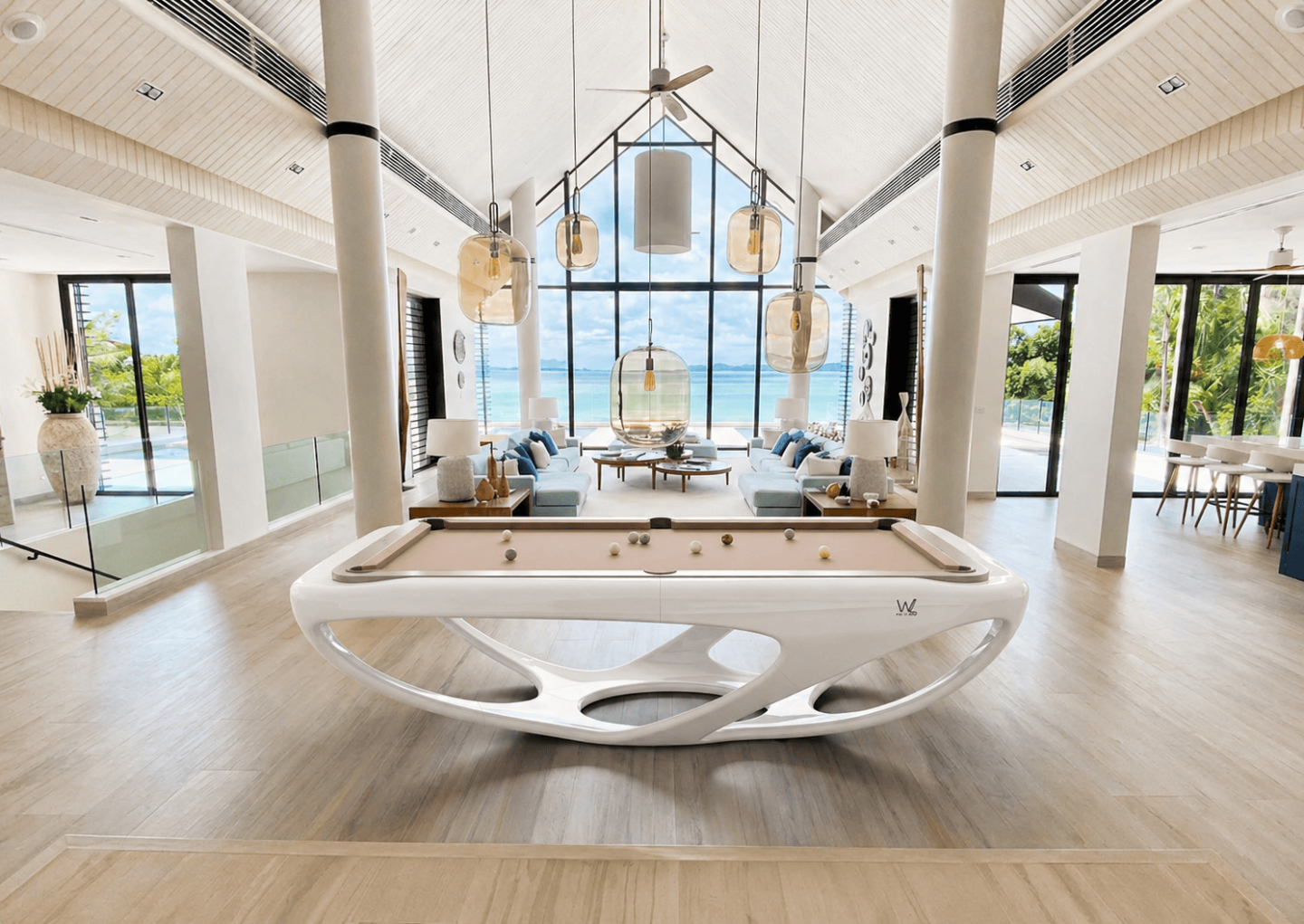 installer billard de luxe haut de gamme Whitelight Toulet