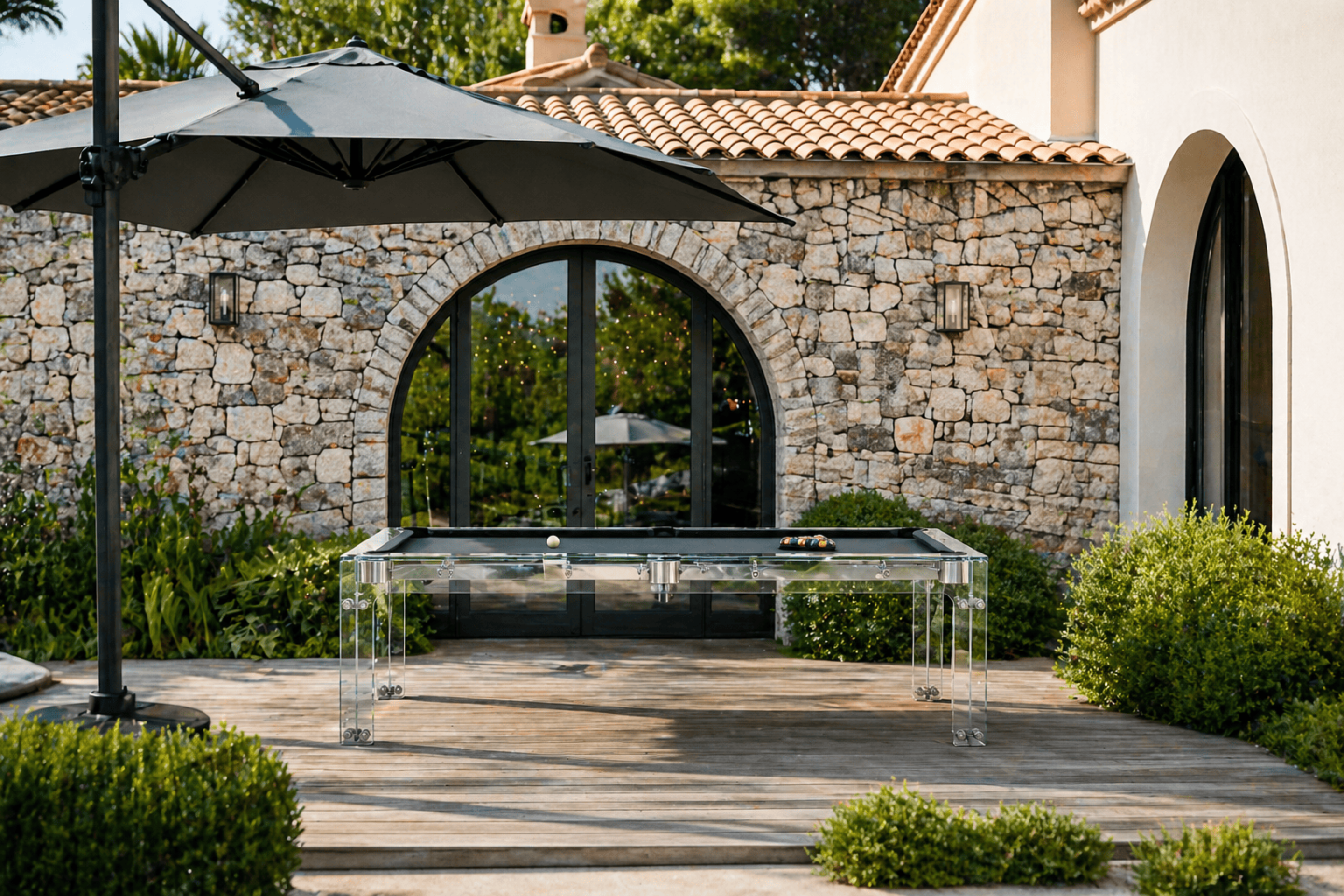 installer billard terrasse extérieure Carat Light Toulet