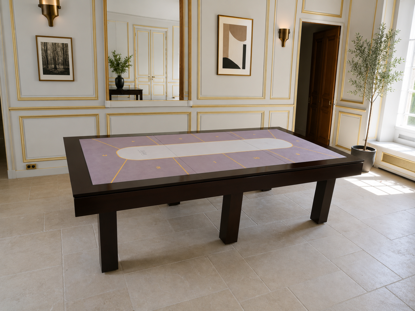 Plateaux poker billard convertible Maison Toulet