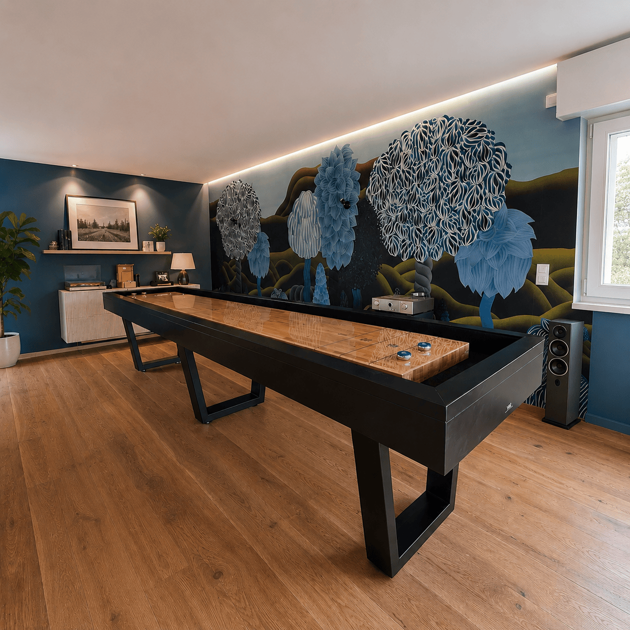 shuffleboard noir Iron sur mesure Maison Toulet