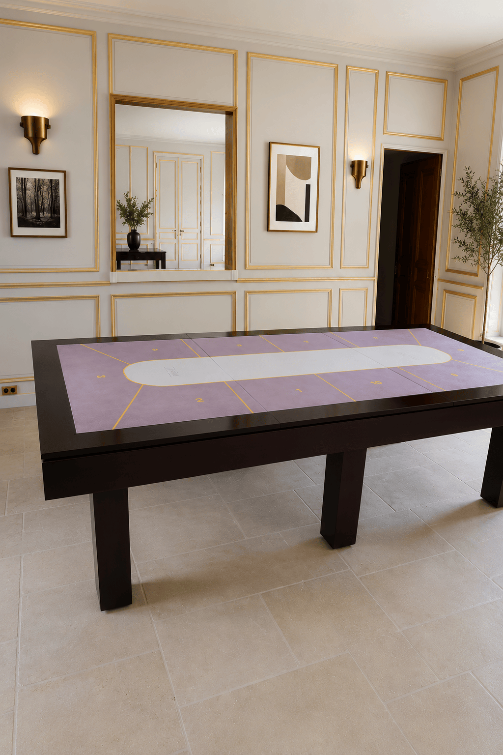 table de billard convertible table poker Purity Toulet