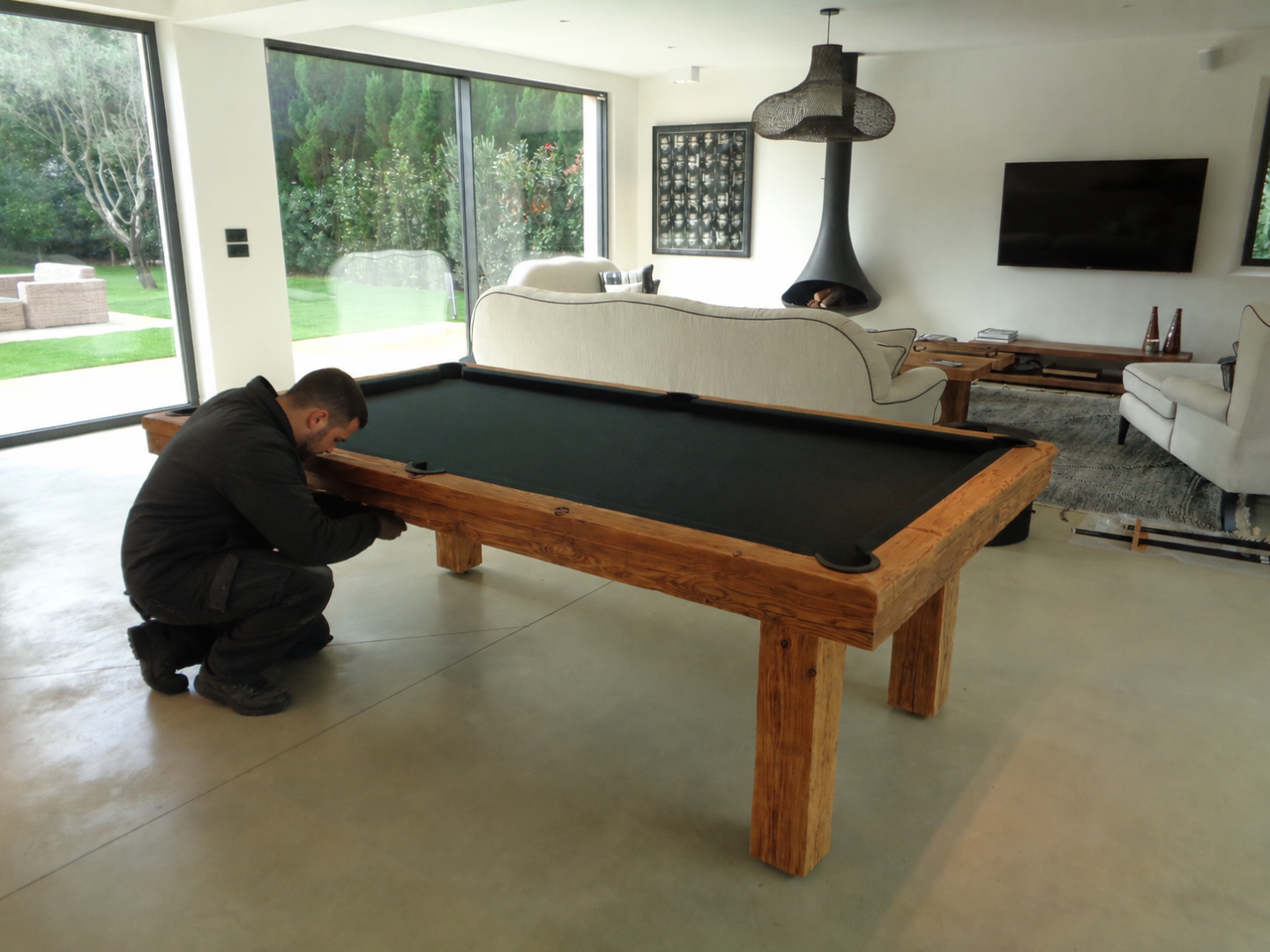 entretien maintenance table de billard Toulet